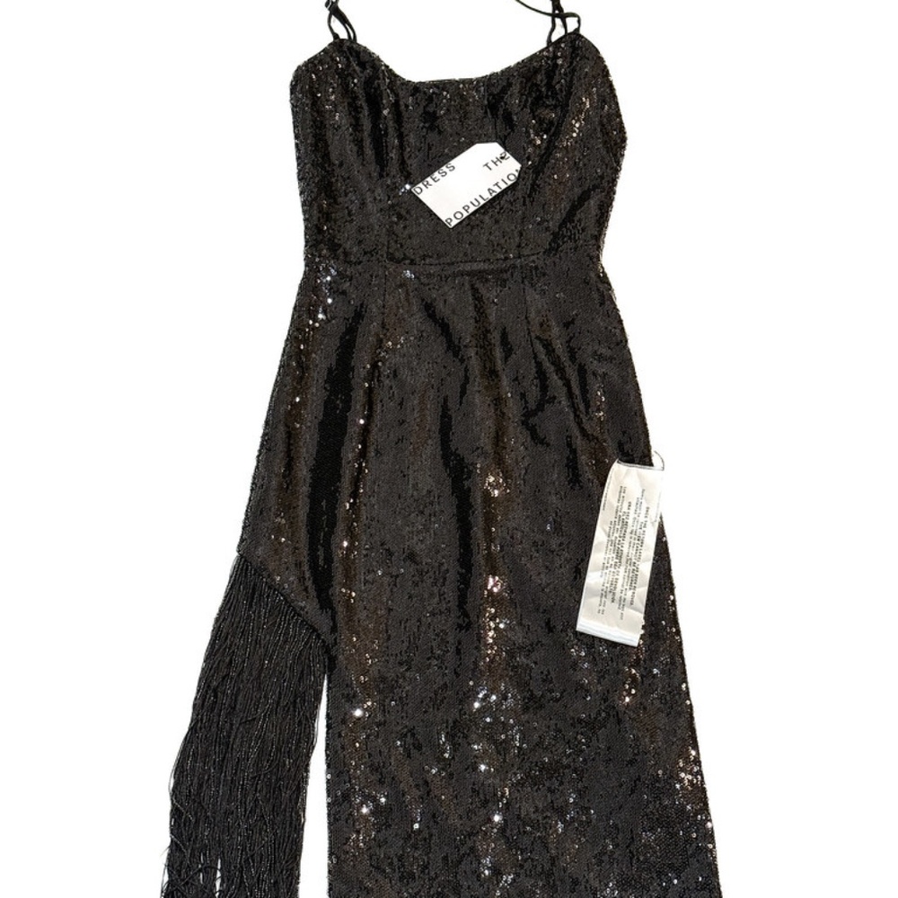 Dress the Population NWT Sz XXS Sequin Dress